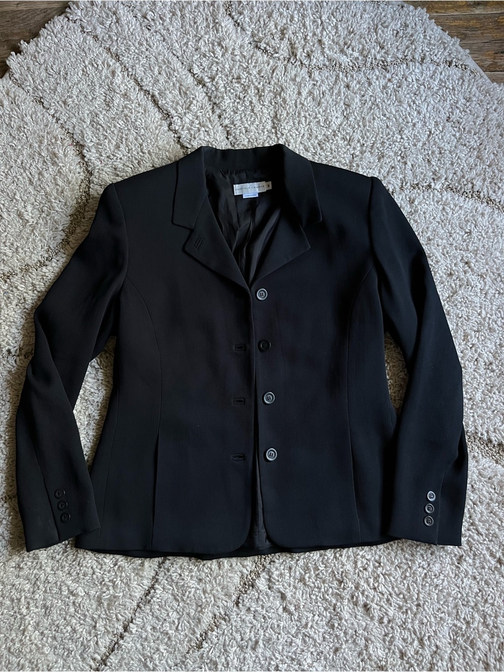 Garfield & Marks Black Women's Blazer - Classic Tailored Jacket
